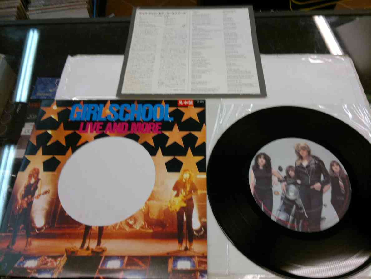 GIRLSCHOOL - LIVE AND MORE - JAPAN PROMO